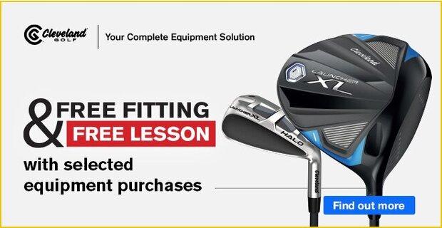 Free fitting & free lesson with selected Cleveland equipment