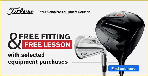 Free fitting & free lesson with selected Titleist equipment