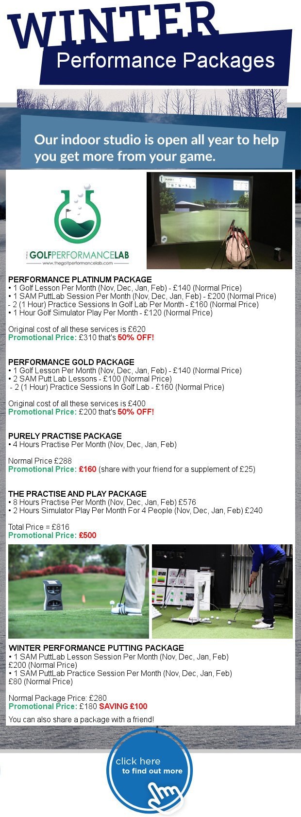 Winter Performance Packages…