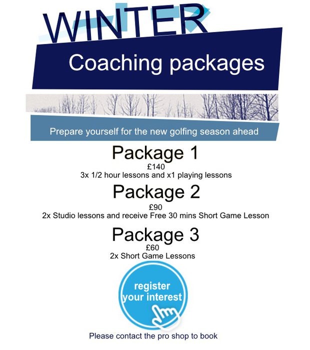 Winter Coaching Offers!