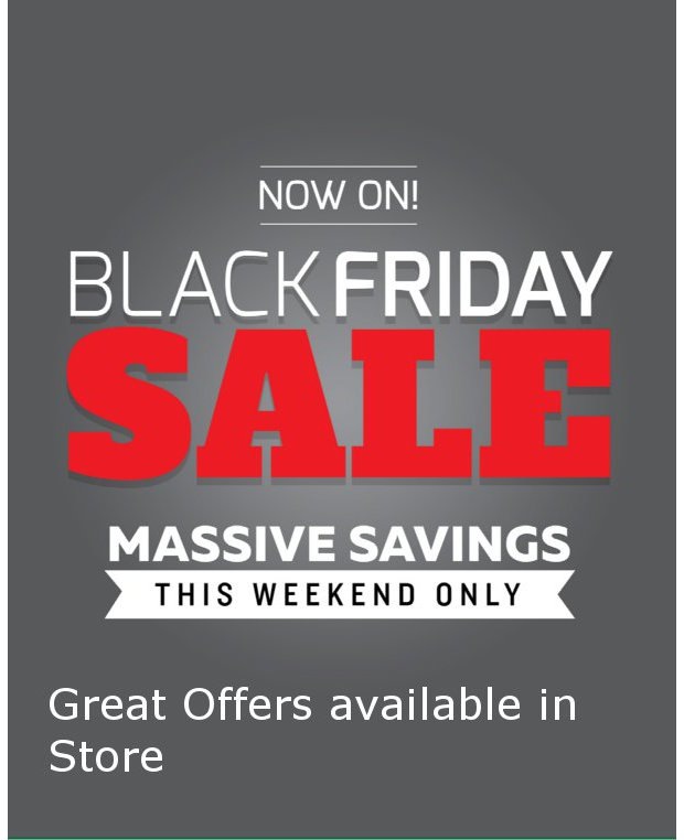 Don't miss our Black Friday offers!
