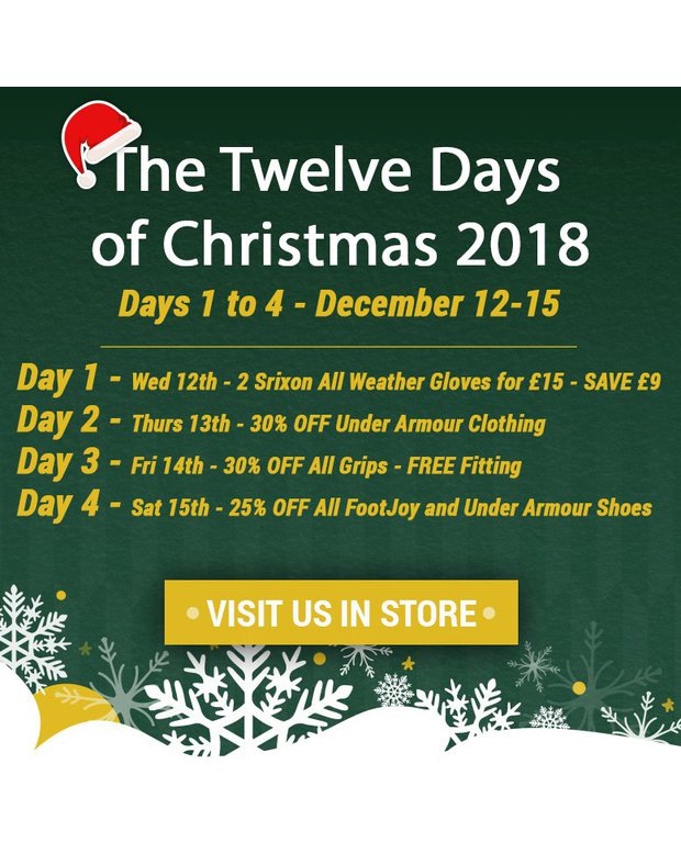The 12 Days of Christmas at Slaley Hall (Days 1-4)