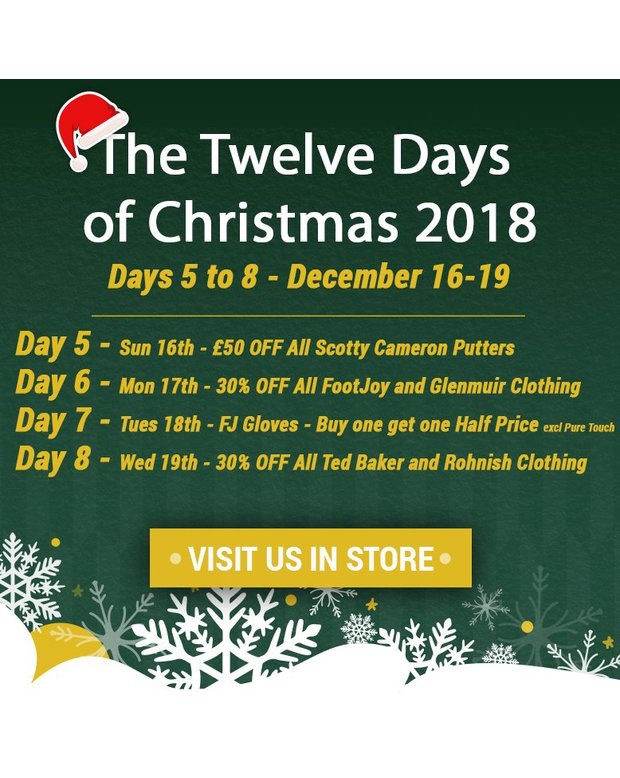 The 12 Days of Christmas at Slaley Hall (Days 5-8)