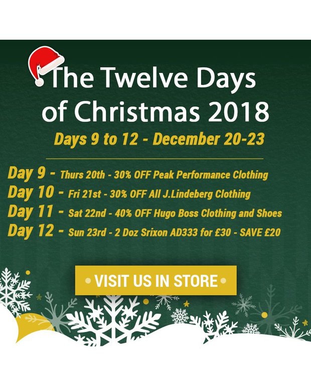 The 12 Days of Christmas at Slaley Hall (Days 9-12)