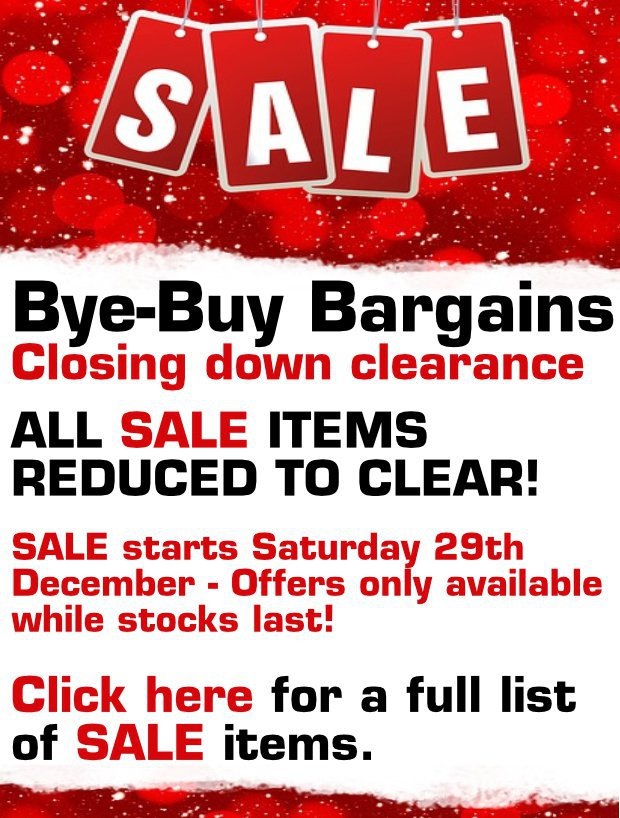 Bye-Buy Bargains!