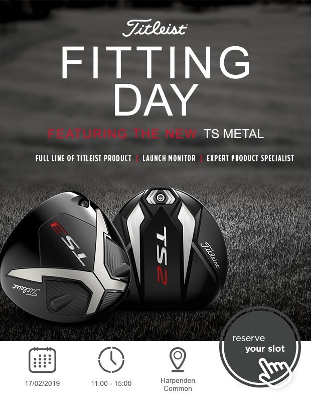 Titleist Fitting Day - Don’t miss out!
