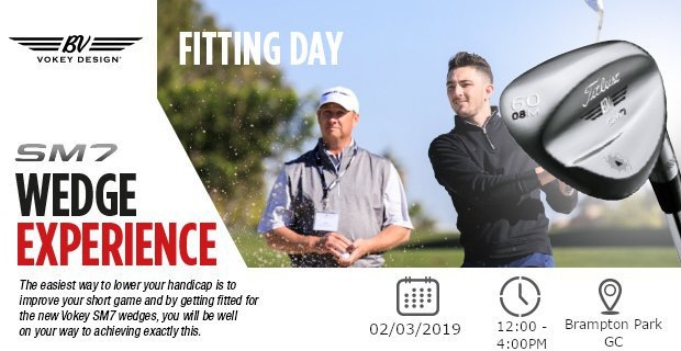 Titleist Vokey Fitting Day - March 2nd