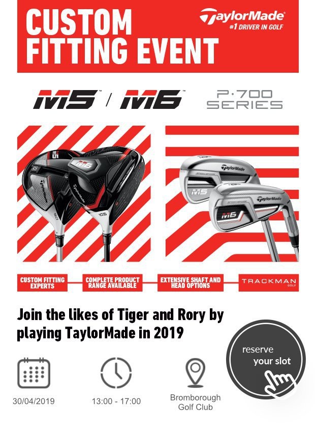 TaylorMade Fitting Day - Don’t miss out!
