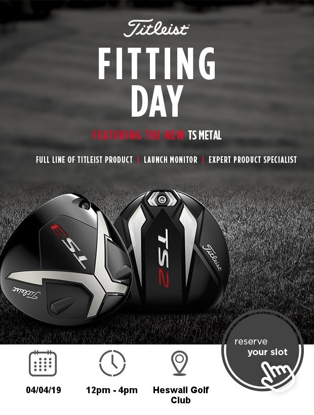 Don't miss our Titleist Fitting Day!