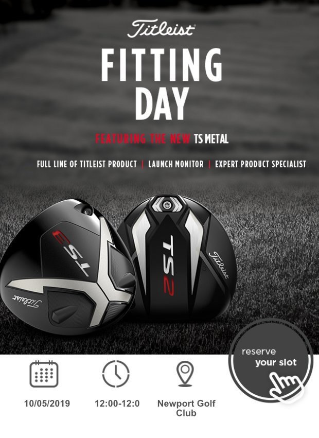 Don't miss our Titleist fitting day!