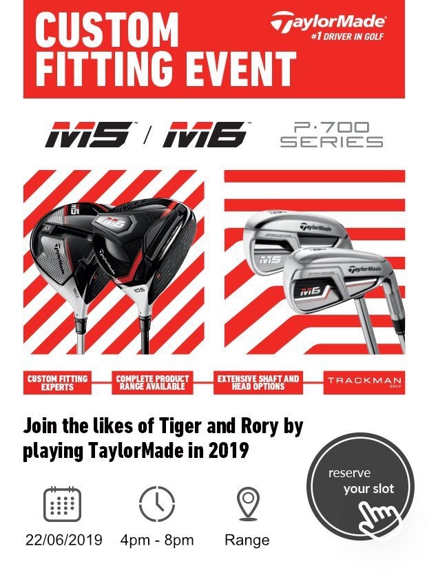 Are you coming to our TaylorMade fitting day?