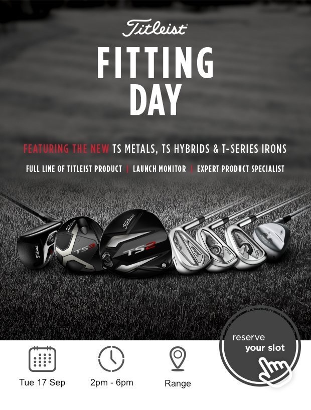 Want to be fitted for Titleist's new range?