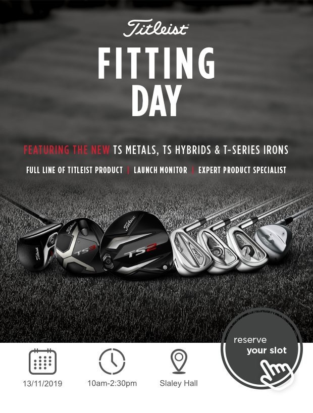 Come along to our Titleist Fitting Day!