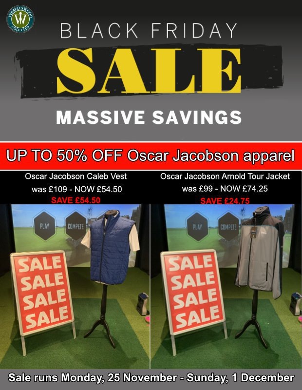 Black Friday - up to 50% OFF Oscar Jacobson apparel…