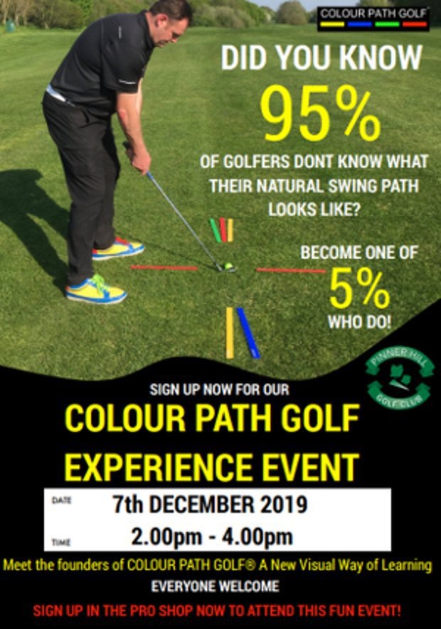 Colour Path Golf Experience - FREE TO ATTEND…